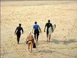 Les plages des Landes sont rputes pour la pratique du surf et du bodyboard